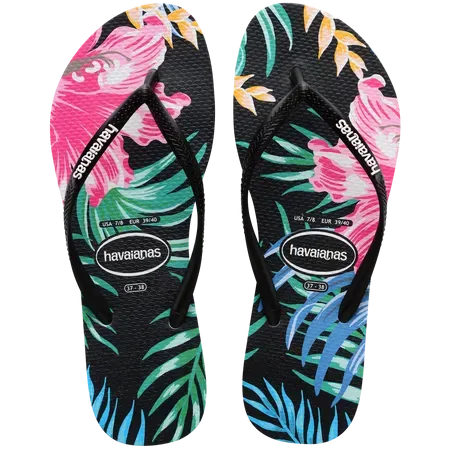4147875 - SLIM FLORAL PALM SANDAL