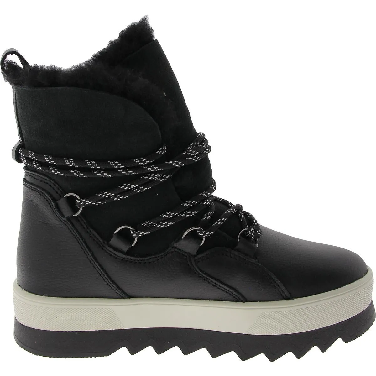 Cougar Womens Five Leather Lace-Up Winter & Snow Boots