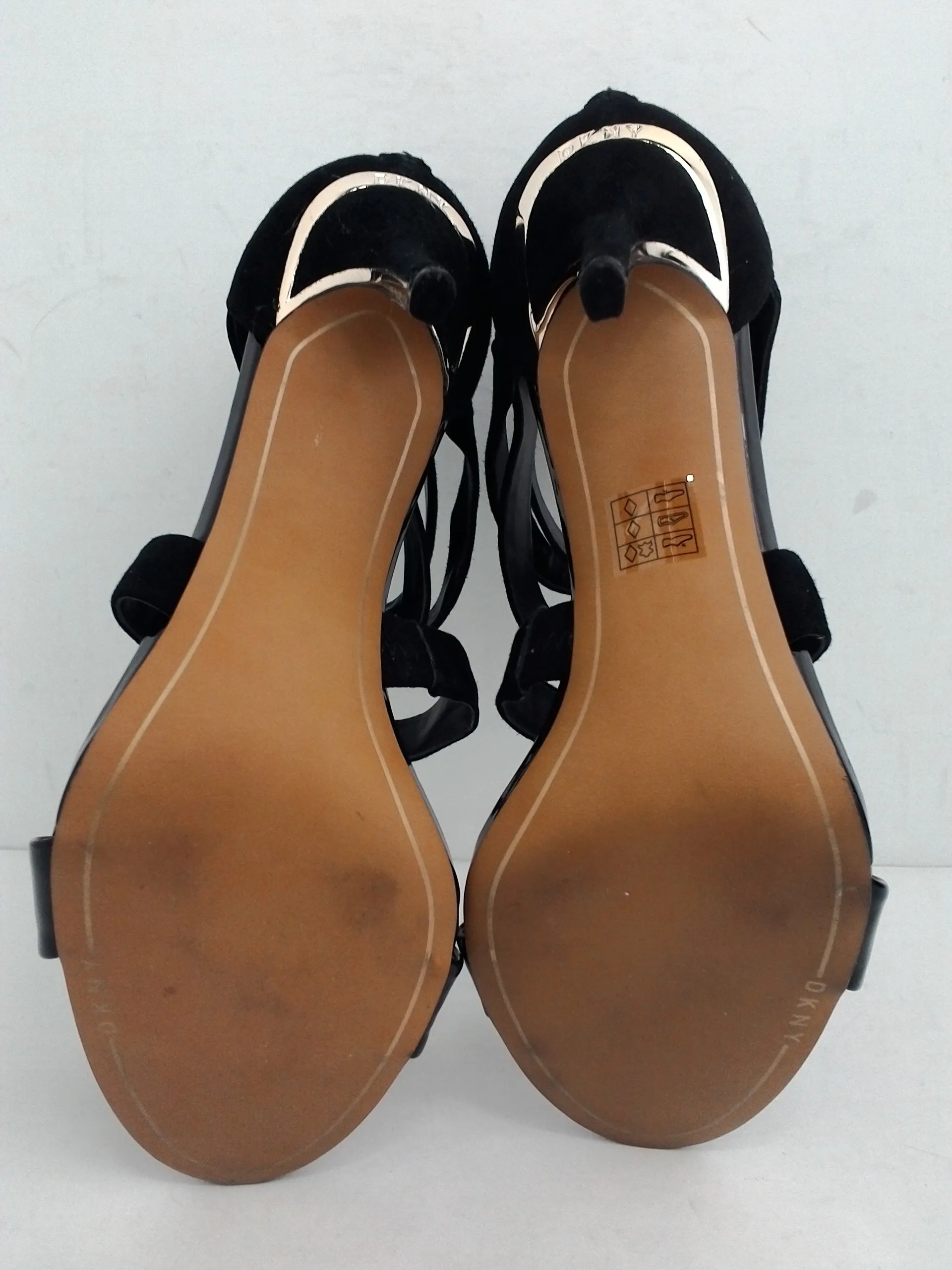 DKNY Women's Black Heeled Sandal Size 8 M