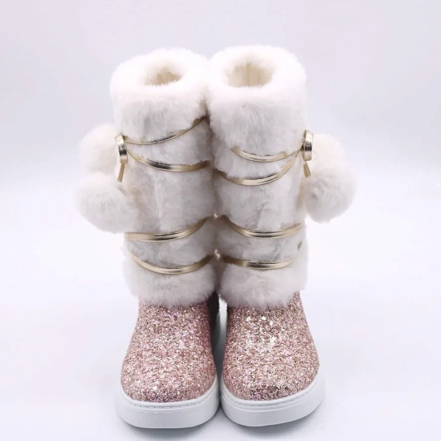 Golden Rose Snow Boots (*Runs small, size up)