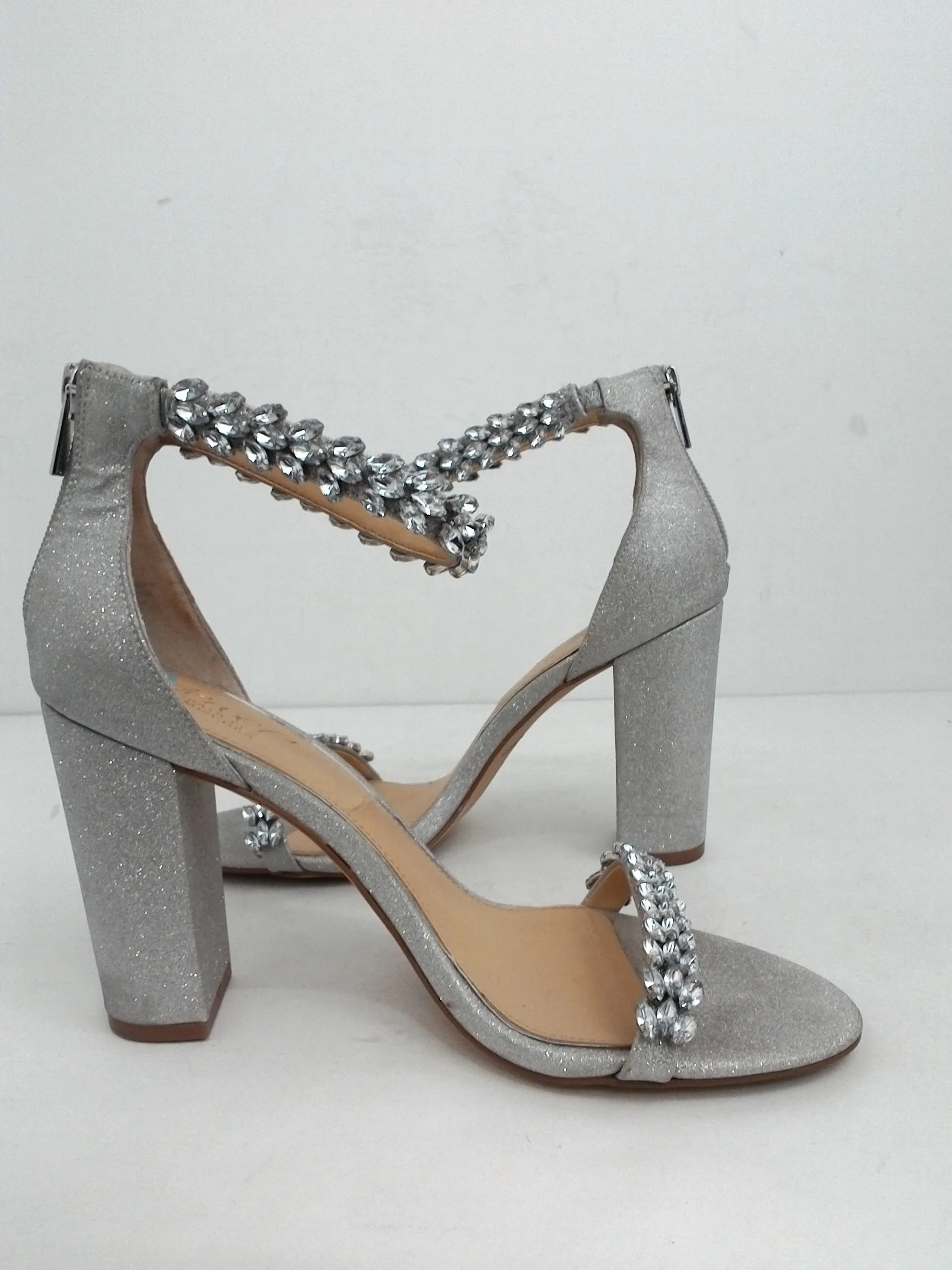 Jewel Badgley Mischka Women's Heeled Sandal Size 9.5