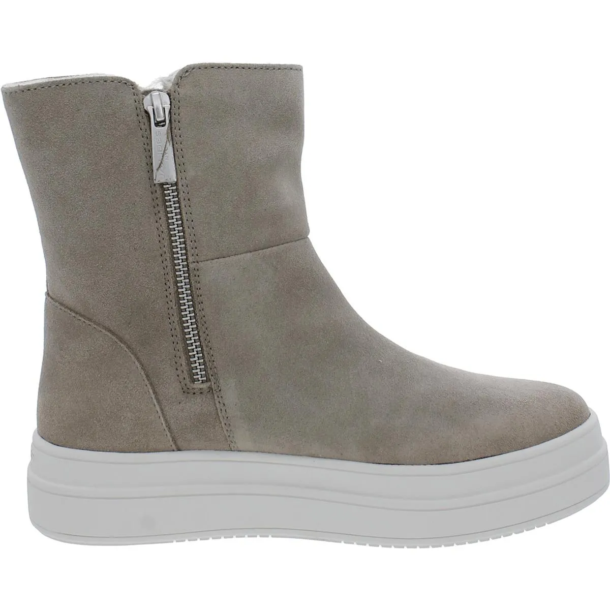 J/Slides Womens Suede Flatform Winter & Snow Boots