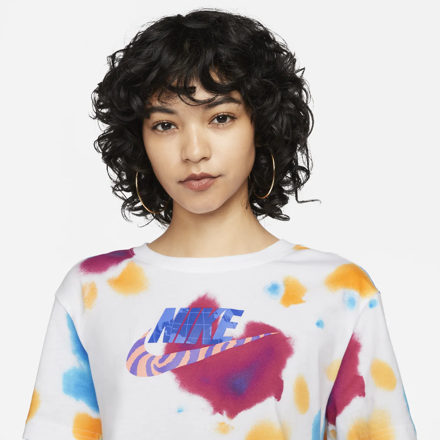 Nike Tee Crop Festival White