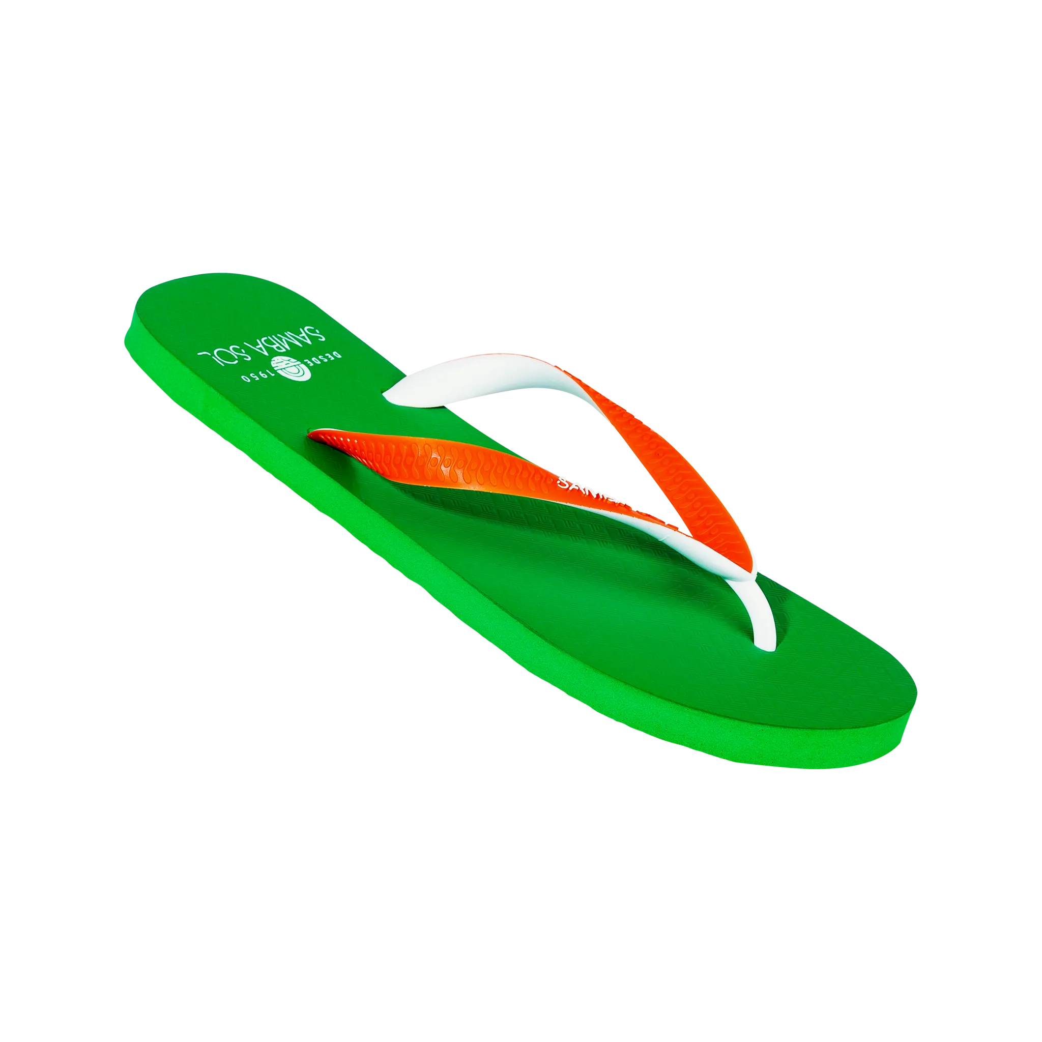 Samba Sol Men's Beach Collection Flip Flops - UM University of Miami