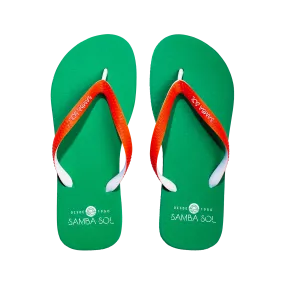 Samba Sol Men's Beach Collection Flip Flops - UM University of Miami