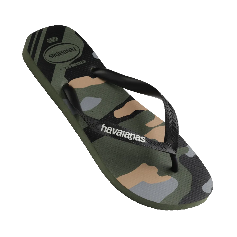 Top Camu Flip Flops