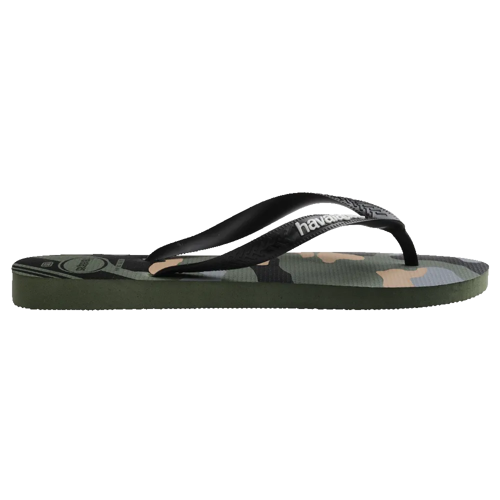 Top Camu Flip Flops