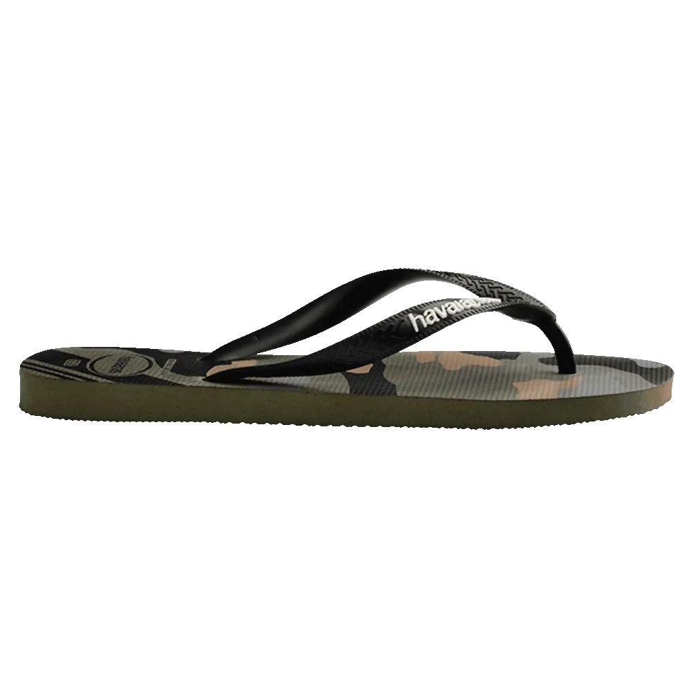 Top Camu Flip Flops