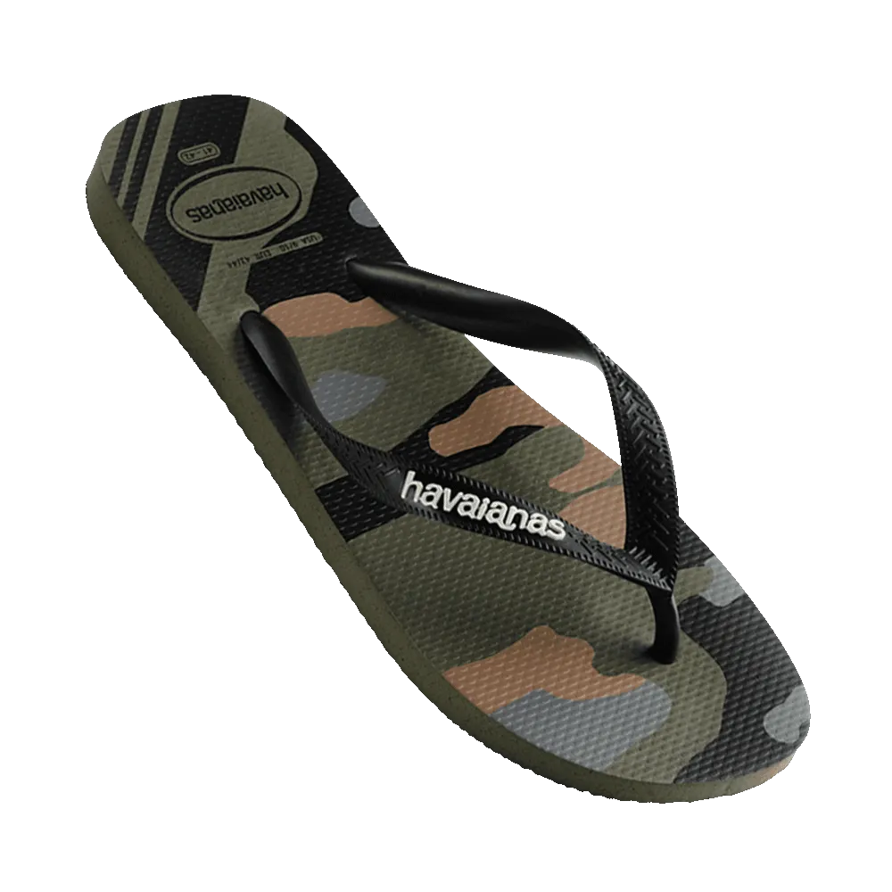 Top Camu Flip Flops