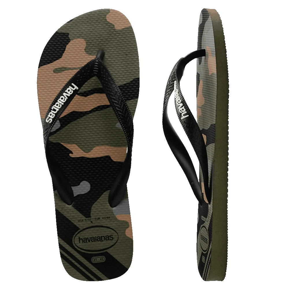 Top Camu Flip Flops