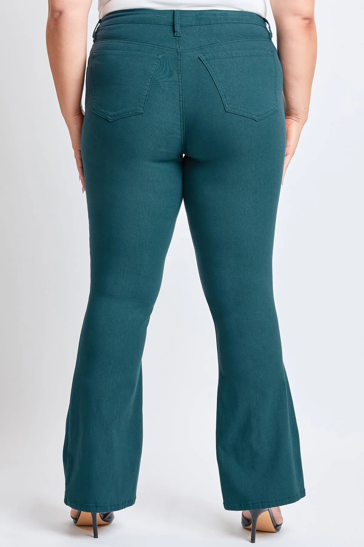 Women´s Plus Size Hyperstretch Flare, Blue Steel