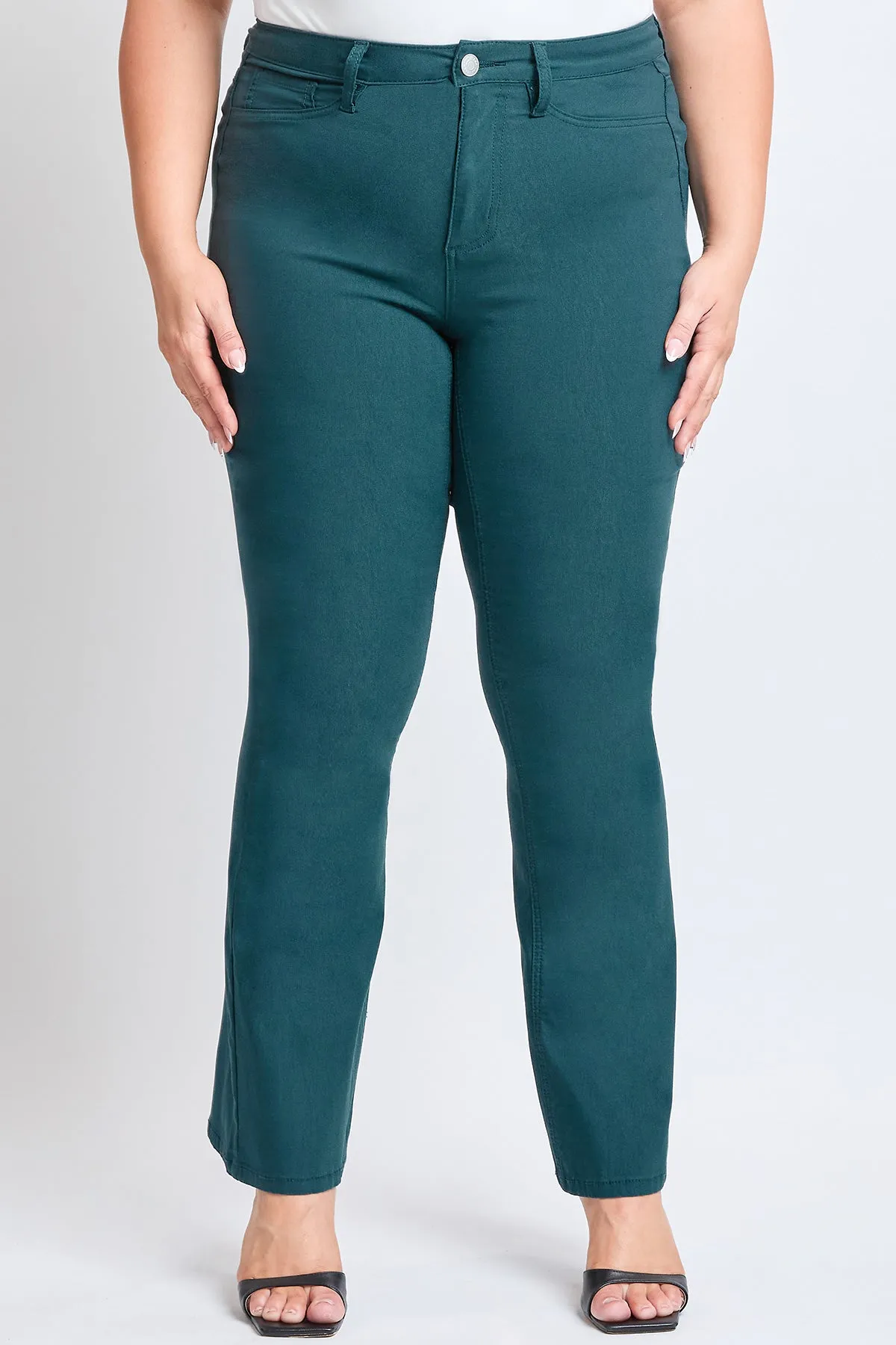 Women´s Plus Size Hyperstretch Flare, Blue Steel